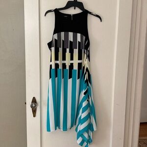 Alfani Sleeveless Dress With Asymmetrical Hemline - Size 8